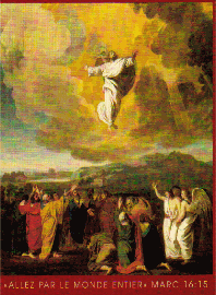 L'Ascension de J�sus Christ � la droite de Dieu le P�re Tout-Puissant