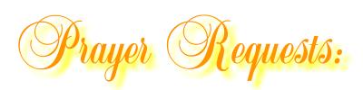 Prayer Requests